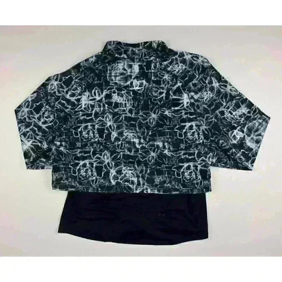 NEW! Spyder Active Women’s L Printed Layered Zip Jacket NWT $98 - Picture 2 of 3